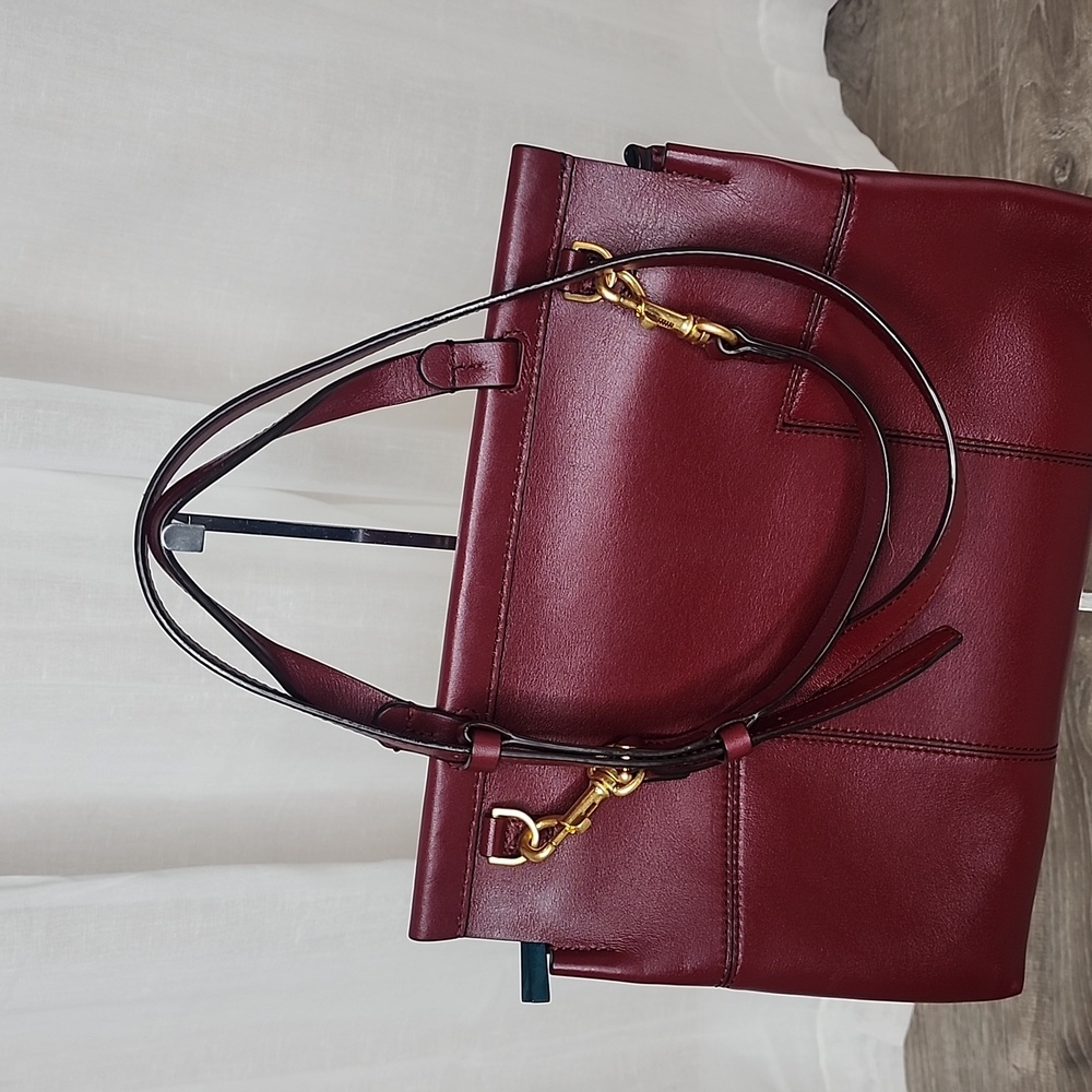 Tory Burch Block-T Top-Handle Satchel - image 5